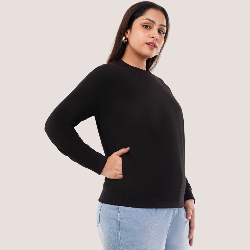 Vogue Black Sweatshirt