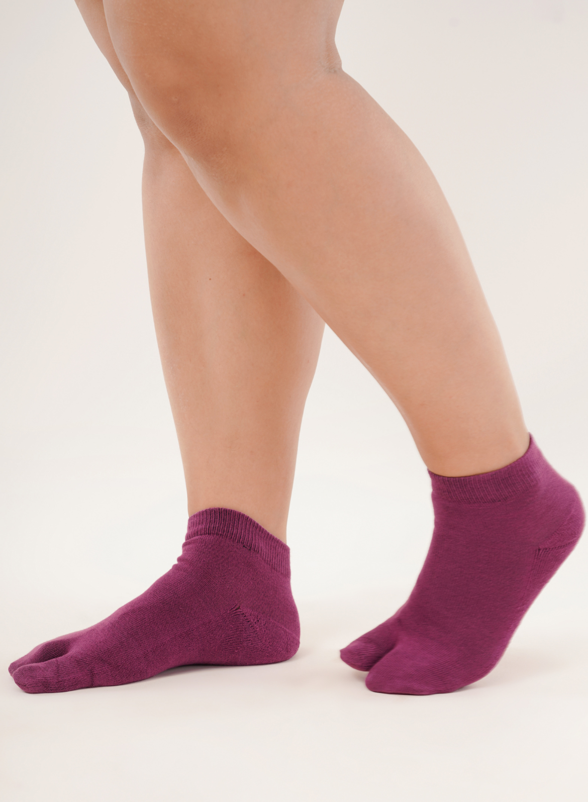 Berry Blush Women's Toe Socks