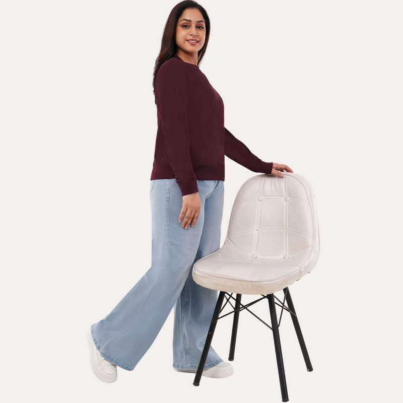 Burning Burgundy Sweatshirt