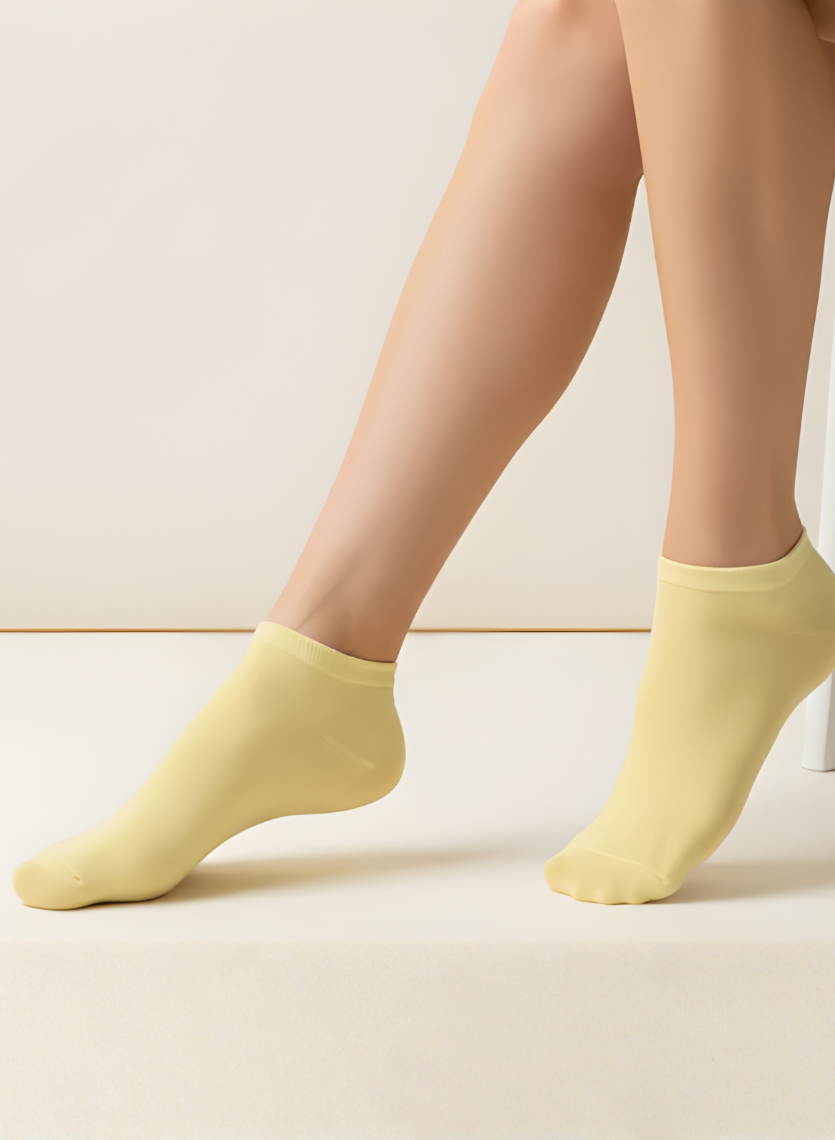 Mellow Yellow Comfort Ankle Socks