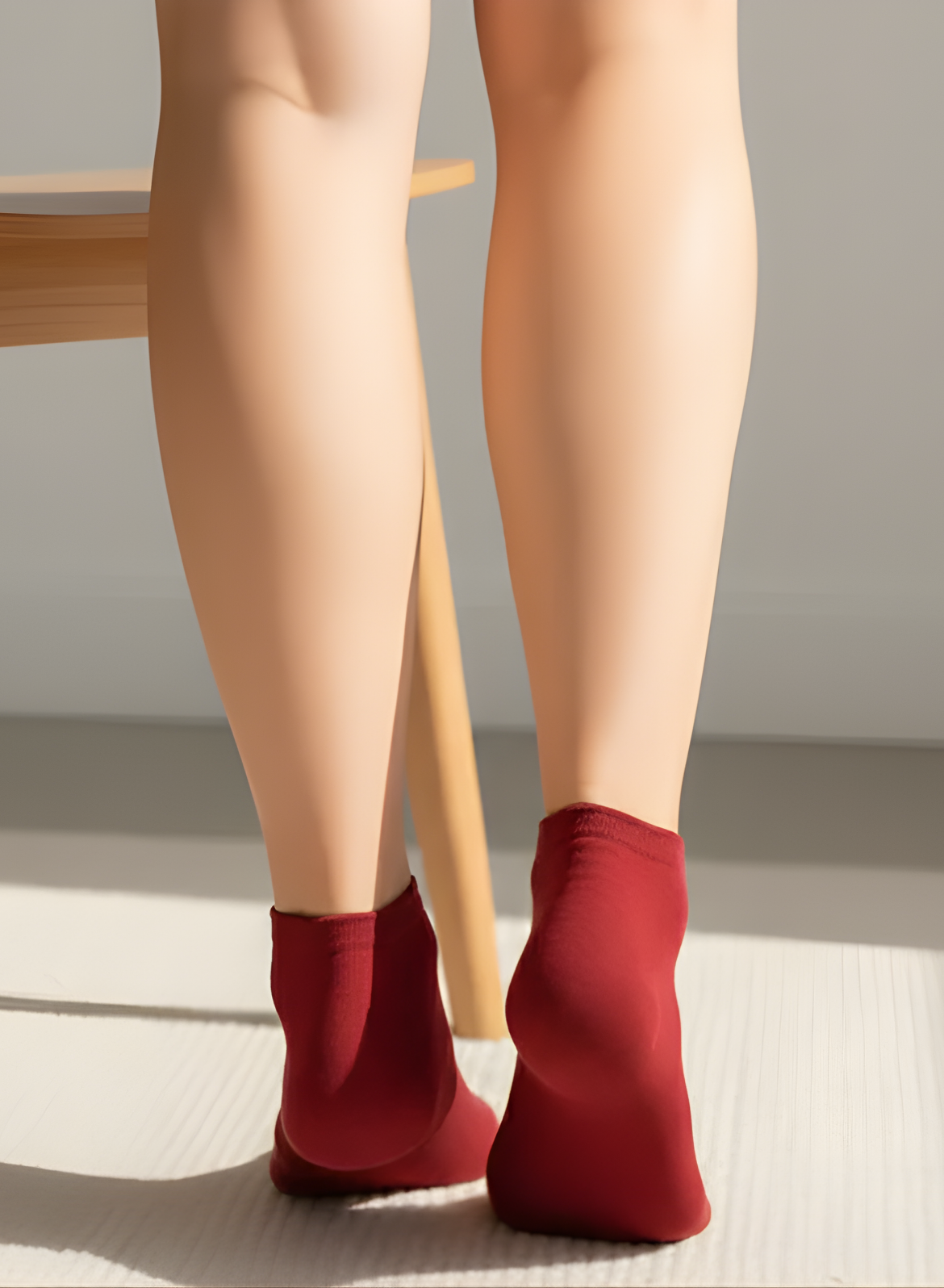 Merlot Mood Comfort Ankle Socks