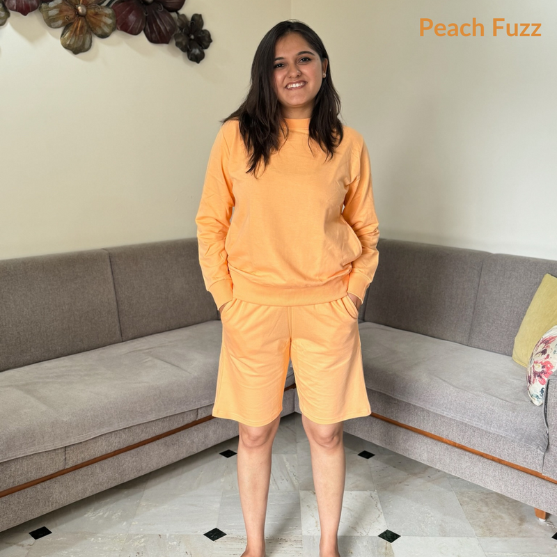 Peach Fuzz Casual Co-ords Set