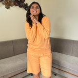 Peach Fuzz Casual Summer Co-ords Set