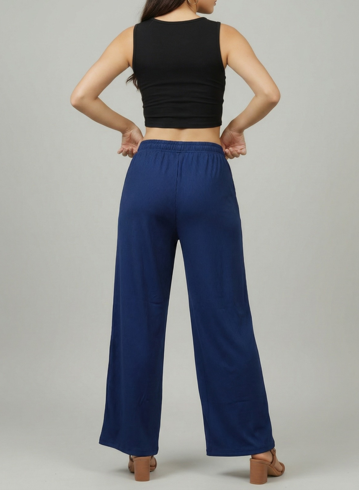 Ballsy Blue Flare Pants