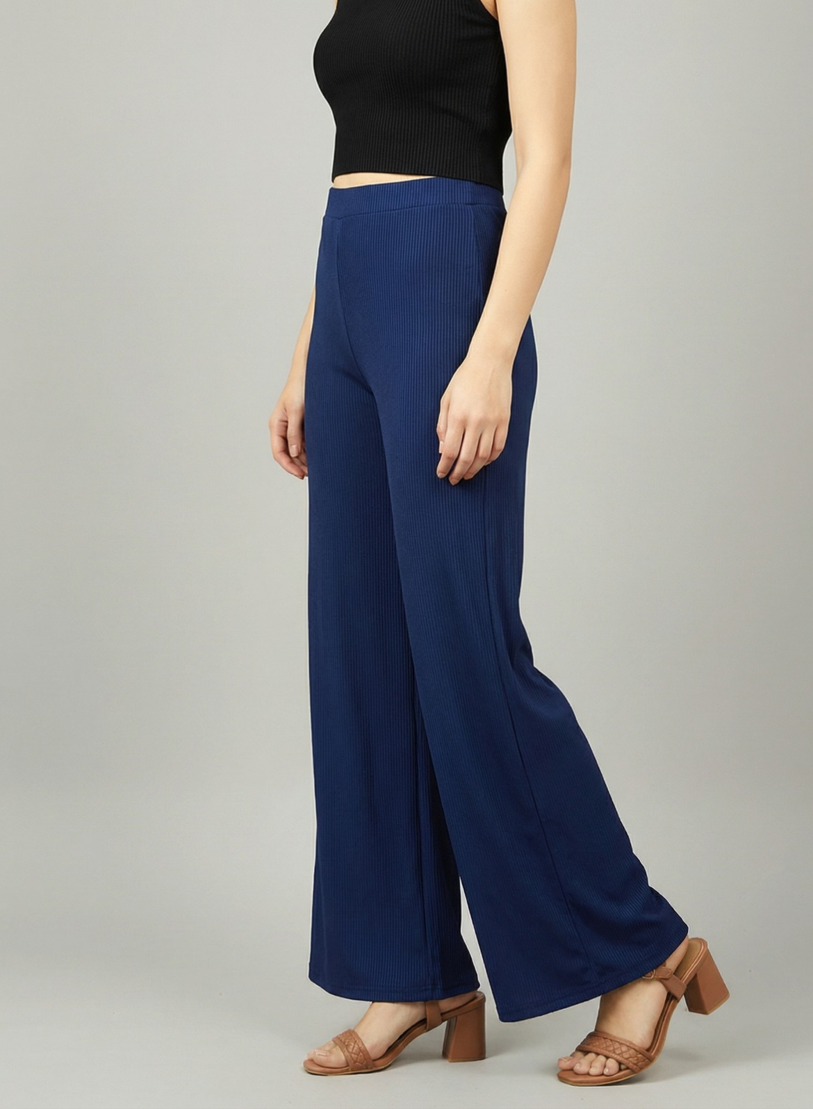 Ballsy Blue Flare Pants