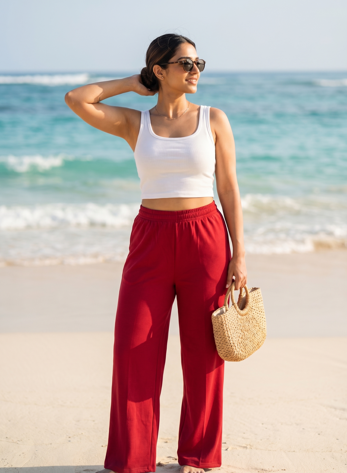 Magnetic Maroon All Day Pants