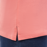 Watermelon Pink Full Sleeves V-Neck T-shirt