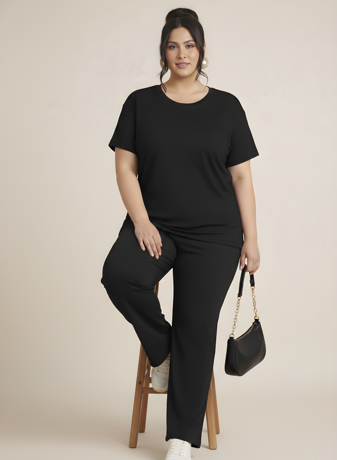 Vogue Black Summer Co-ords Set