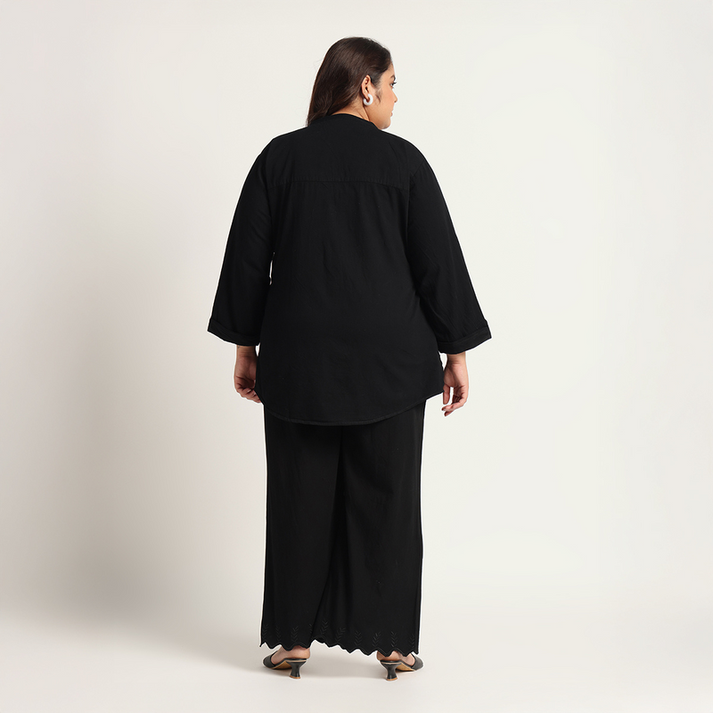 Midnight Black Denim Co-ords Set