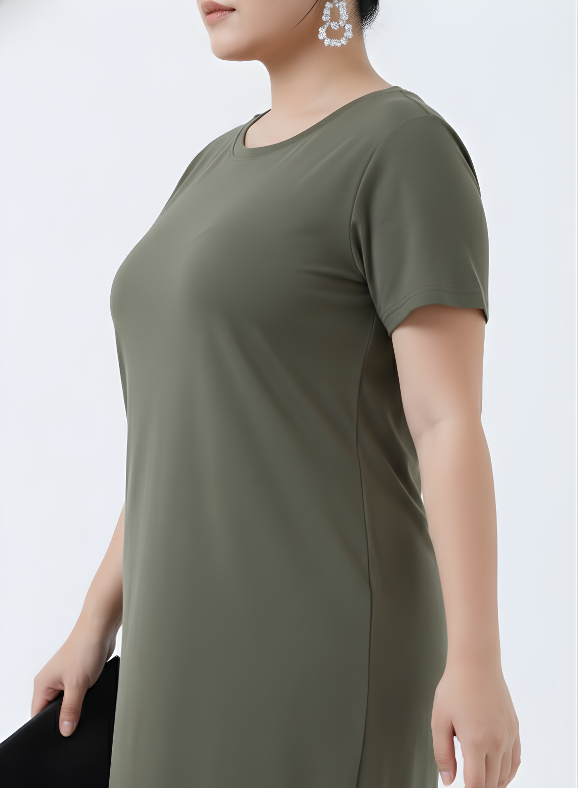 Gutsy Green Tshirt Dress