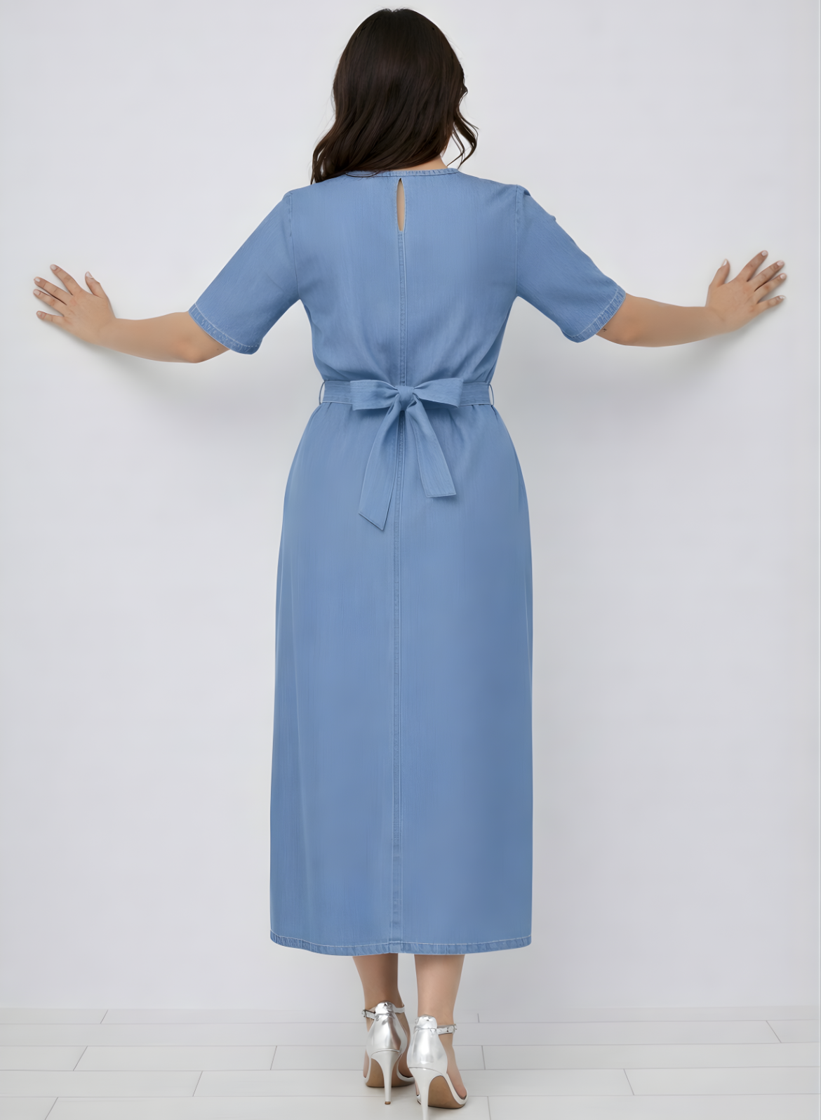 Light Blue Denim Dress