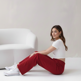 Magnetic Maroon All Day Pants