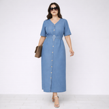 Light Blue Denim Dress