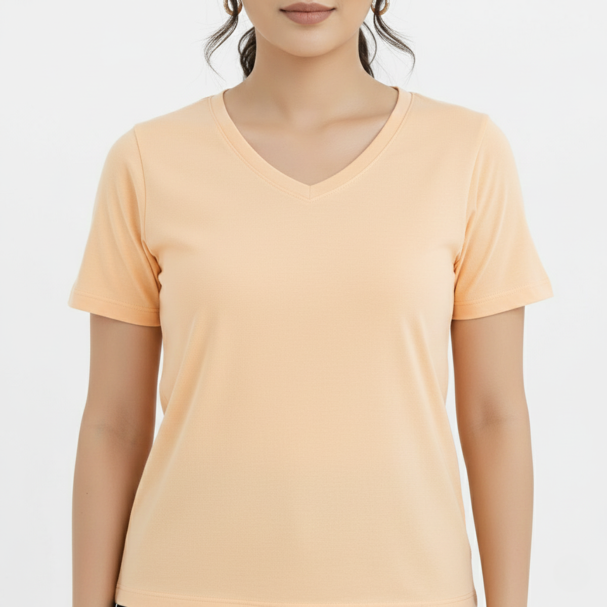 Peach Fuzz - Pantone Color of the Year 2024 ( V-Neck )