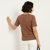 Mocha Mousse - Pantone Color of the Year 2025 ( V-Neck )