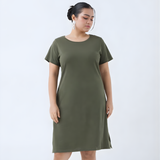Gutsy Green Tshirt Dress