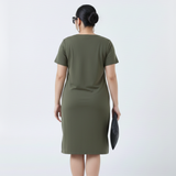Gutsy Green Tshirt Dress