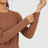 Mocha Mousse Full Sleeve Tshirt- Pantone Color of Year 2025