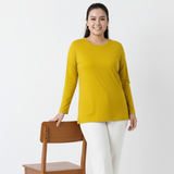 Sunshine Sorbet Full Sleeves Solid T-shirt for Women
