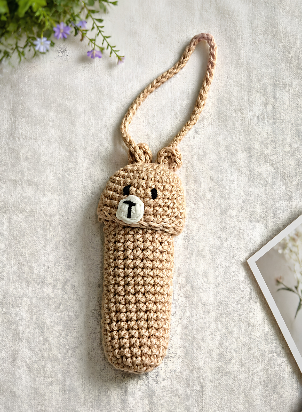 Handmade Bear Lipstick Holder