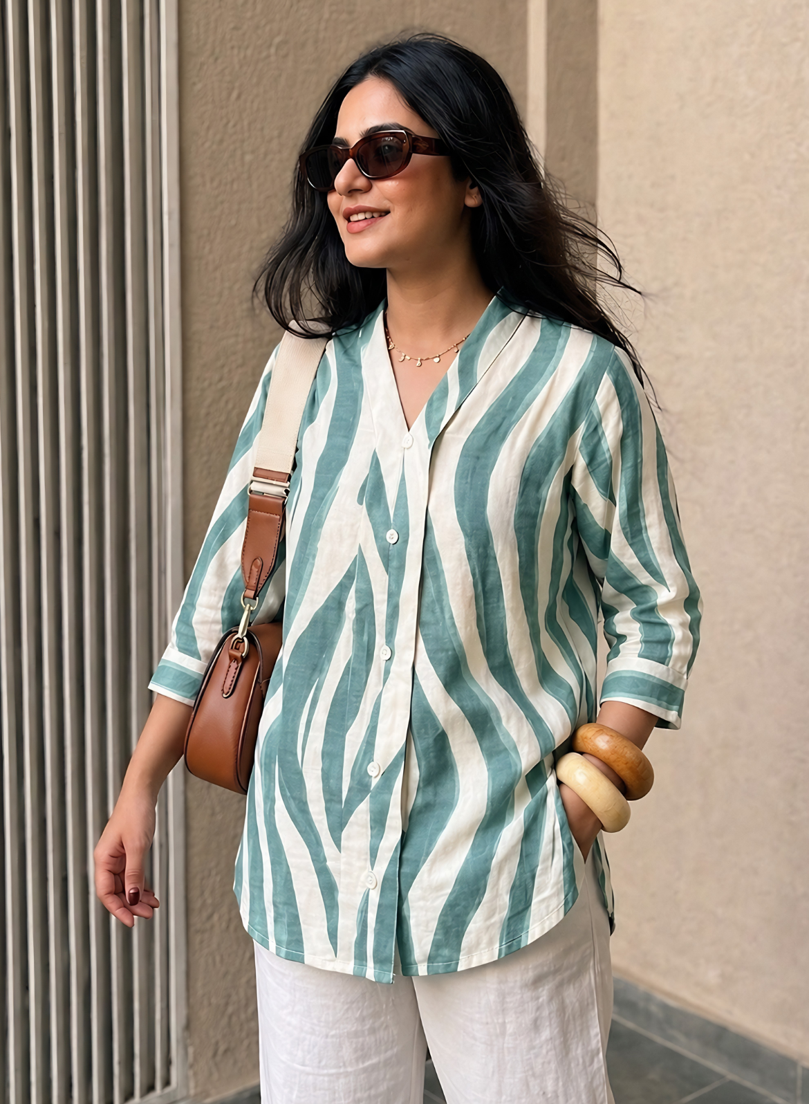 Pick Any 2 – Abstract Printed Cotton Shirt
