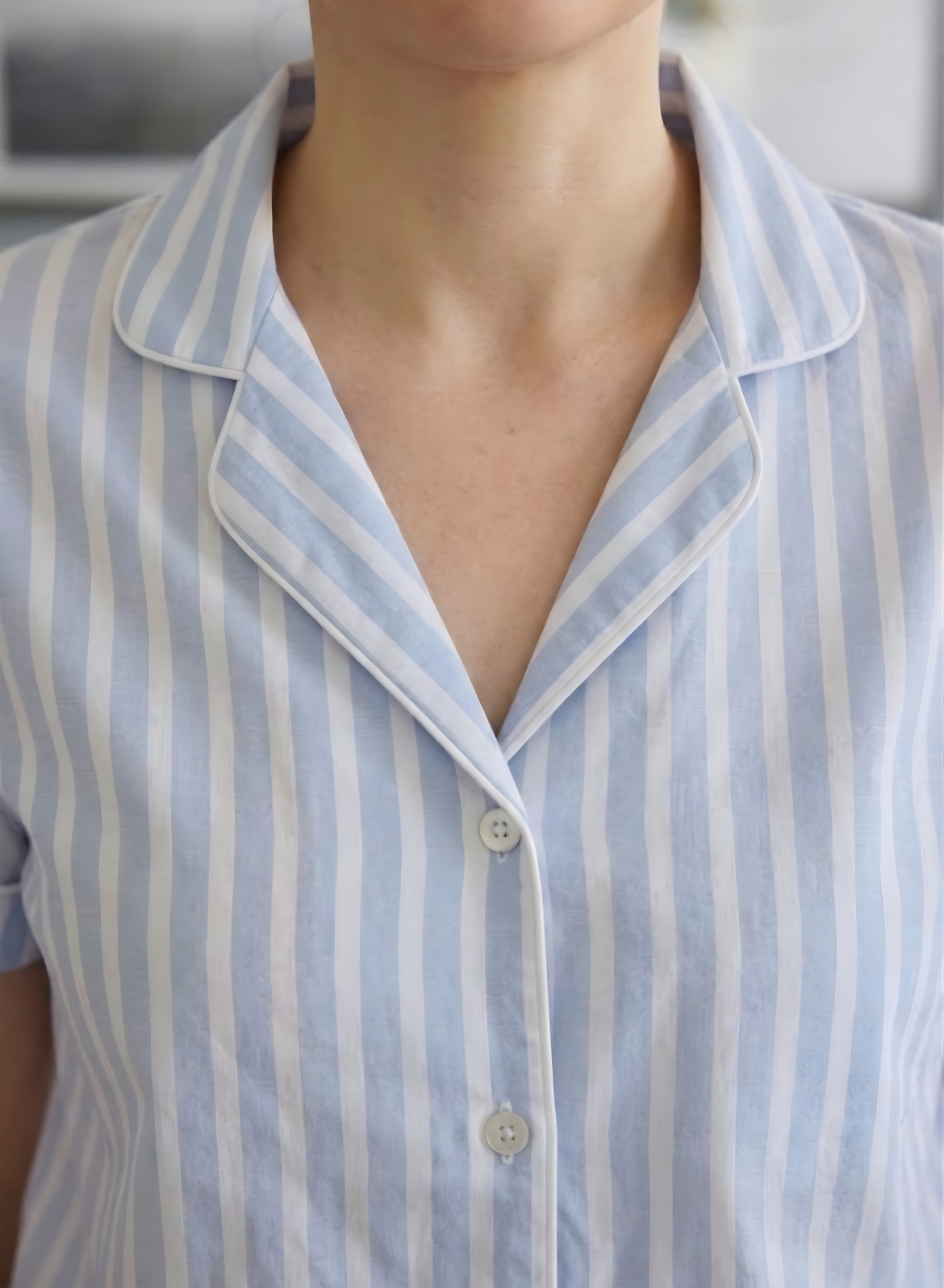 Sky Stripe Classic Pajama Set