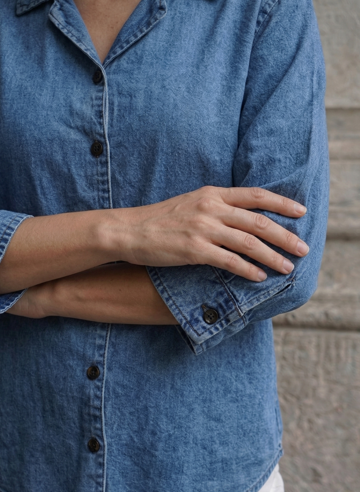 Classic Blue Denim Shirt