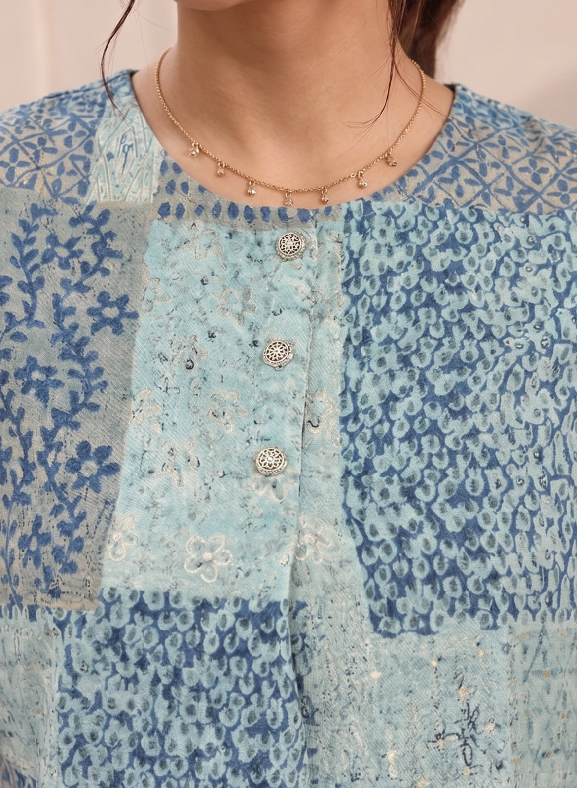 Blue Printed Co-ord Set