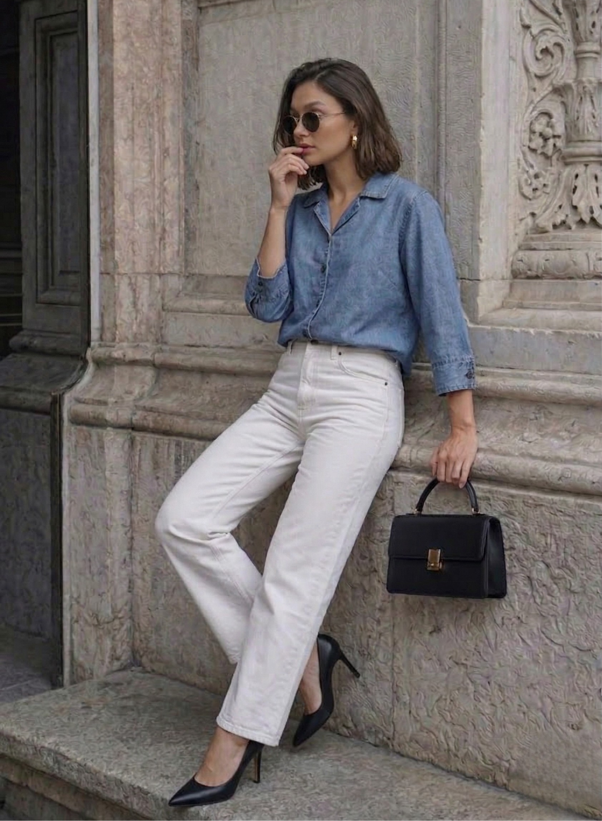 Classic Blue Denim Shirt