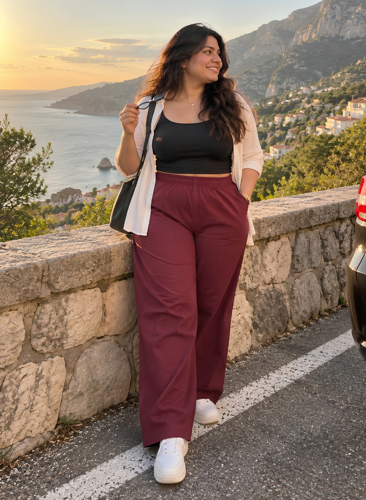 Burning Burgundy All Day Pants