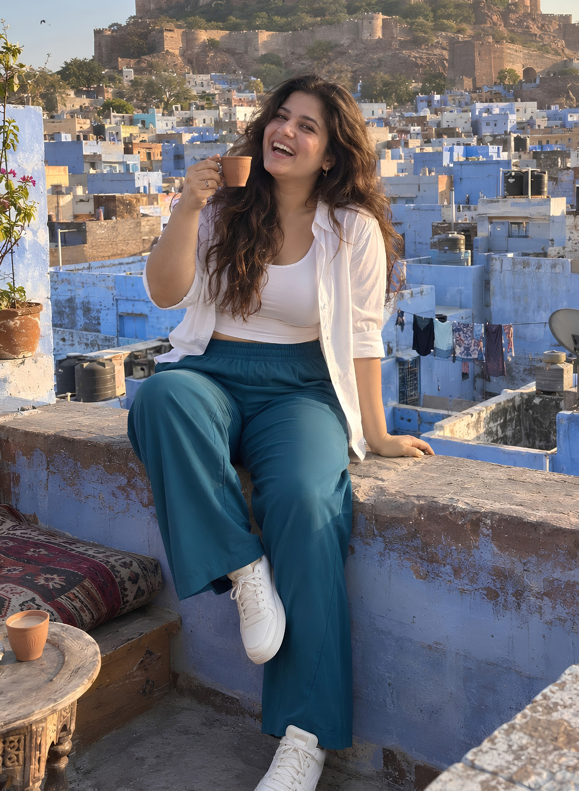 Twilight Teal All Day Pants