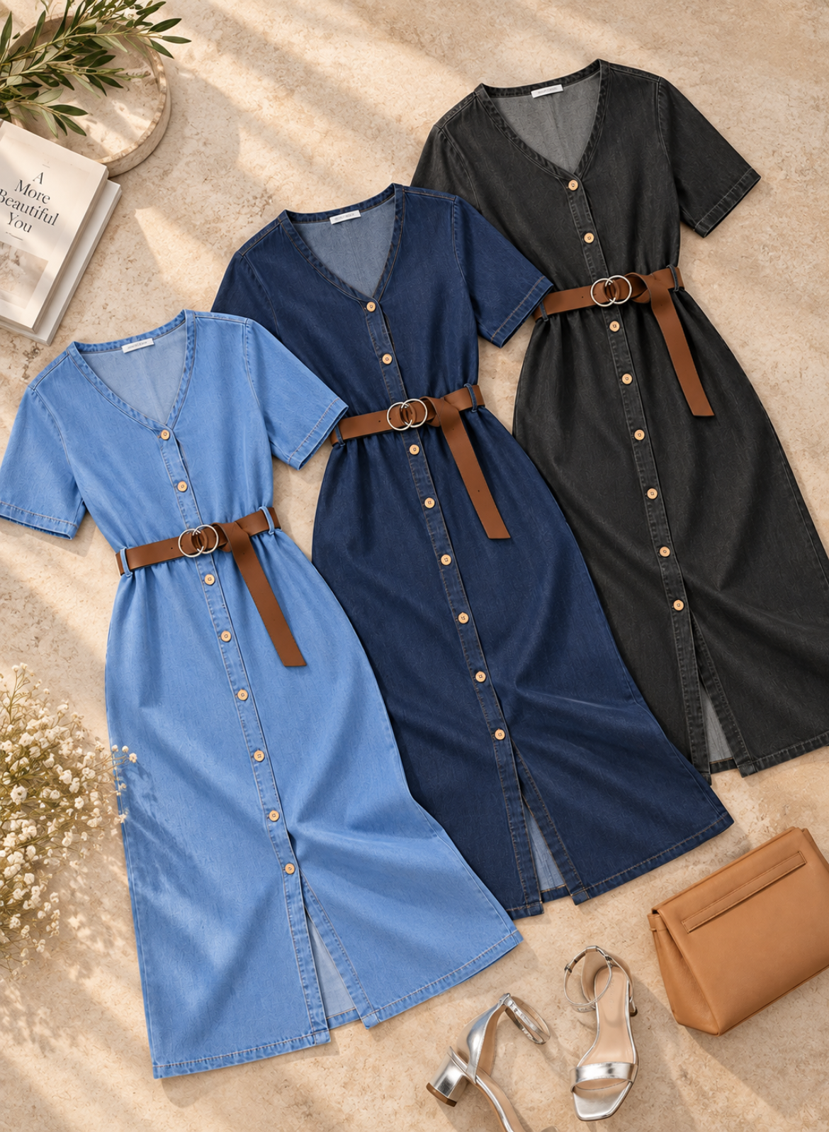 Pick Any 2 – Denim Dresses For Women