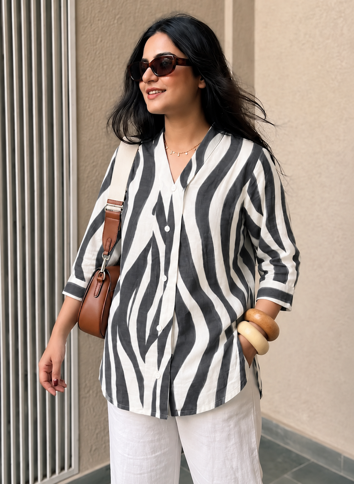 Pick Any 2 – Abstract Printed Cotton Shirt