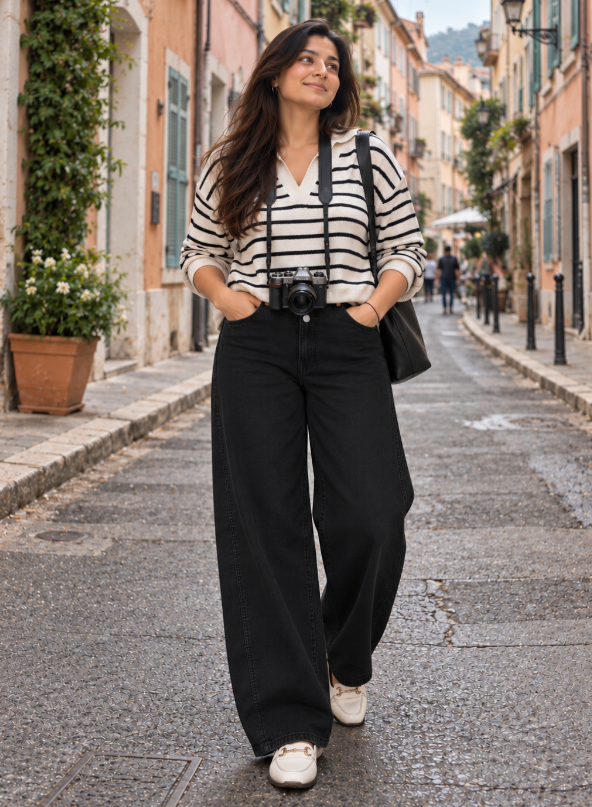 Black Barrel Fit Jeans