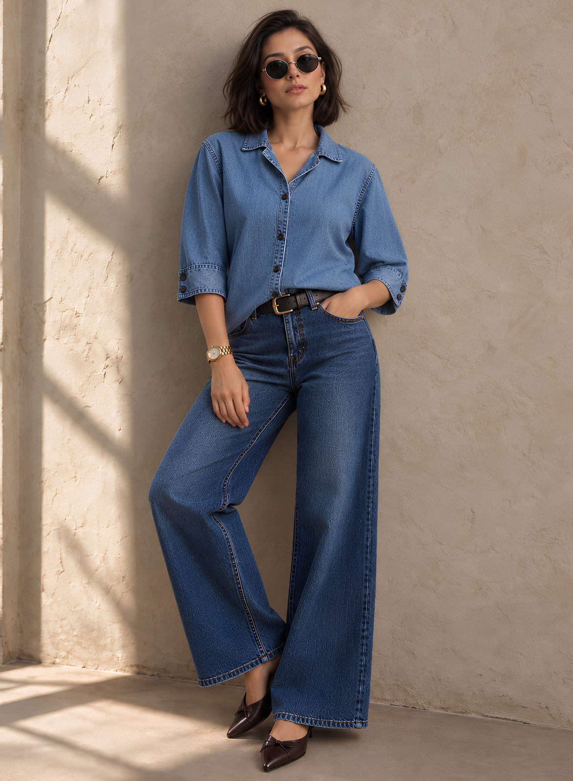 Classic Blue Denim Shirt