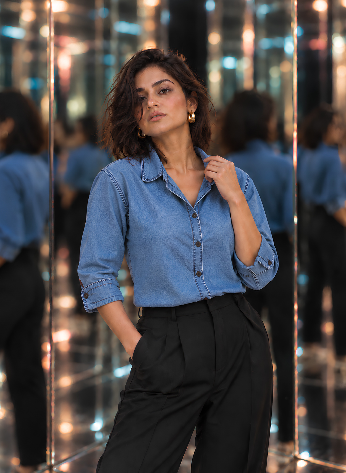 Classic Blue Denim Shirt