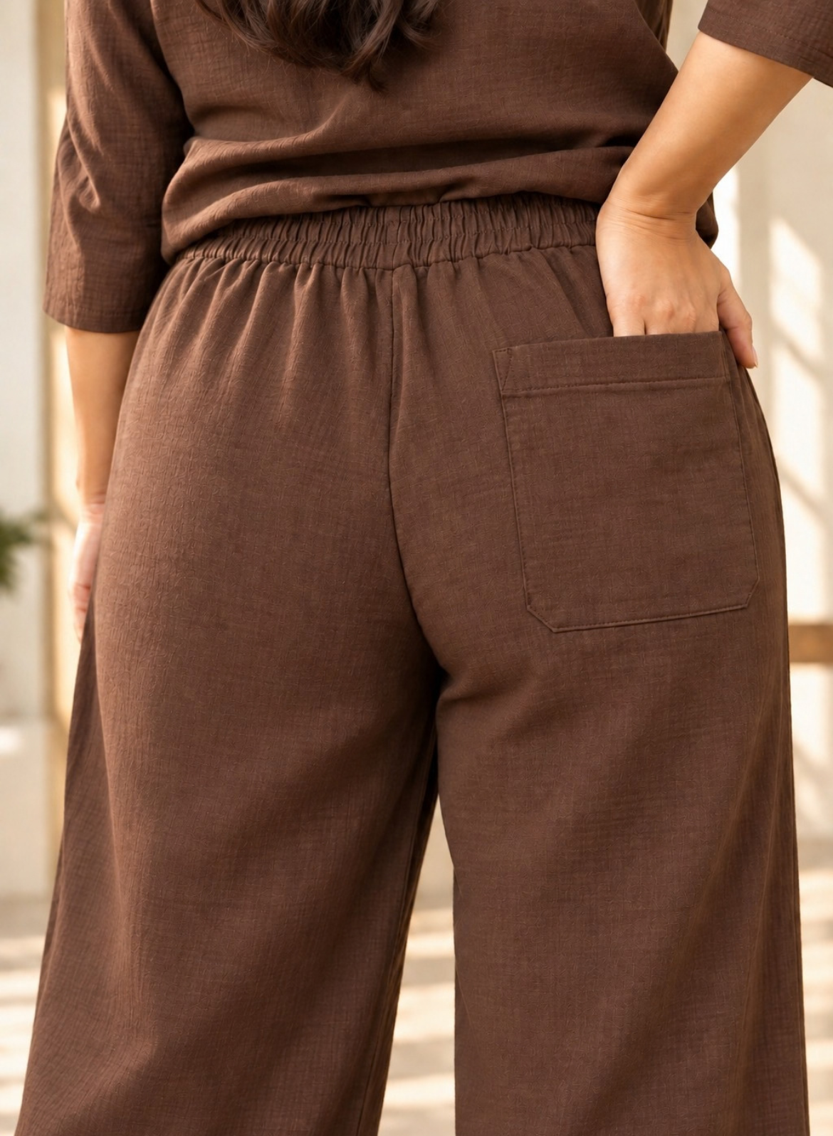 Espresso Muslin Co-ord Set