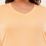 Peach Fuzz - Pantone Color of the Year 2024 ( V-Neck )