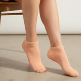 Peach Glow Comfort Ankle Socks