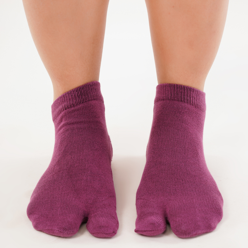 Berry Blush Women's Toe Socks