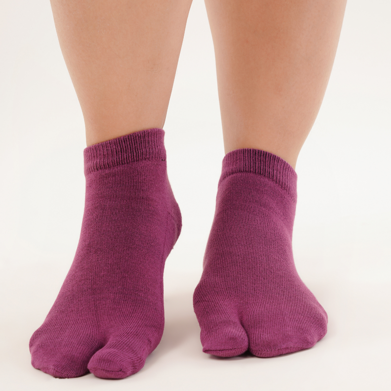 Berry Blush Women's Toe Socks