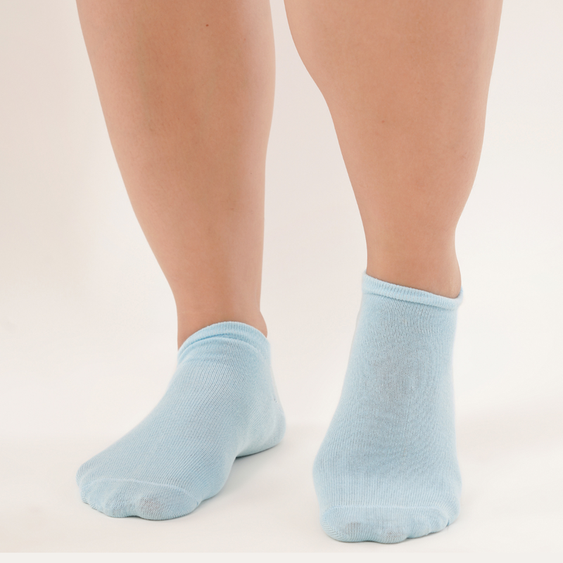 Serene Blue Comfort Ankle Socks