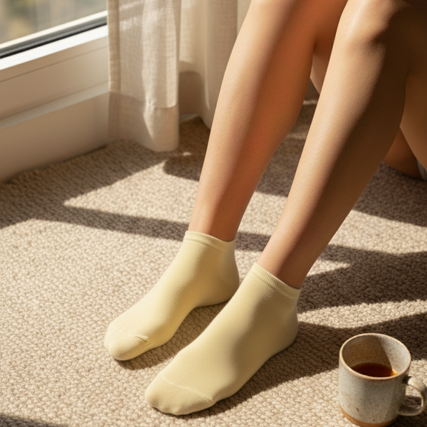 Butter Bloom Comfort Ankle Socks