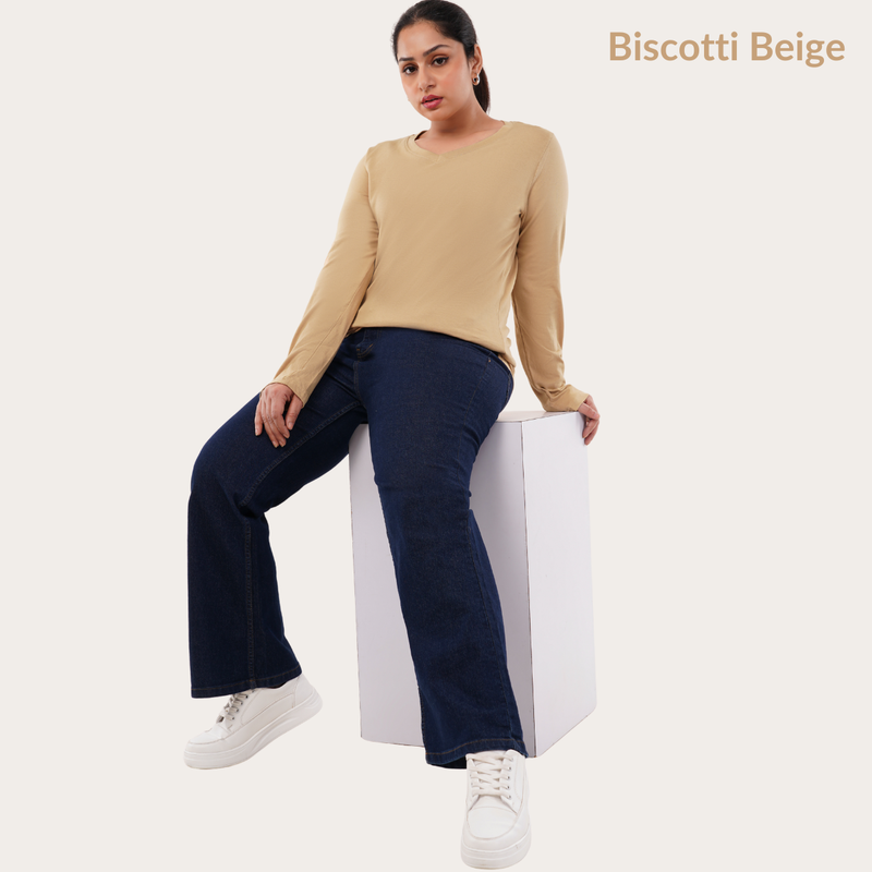 Pick Any 3 - Women's Full Sleeves V-Neck T-Shirt Combo