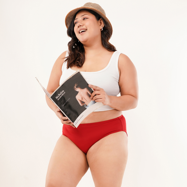 Soft Cotton Women Panties - Magnetic Maroon