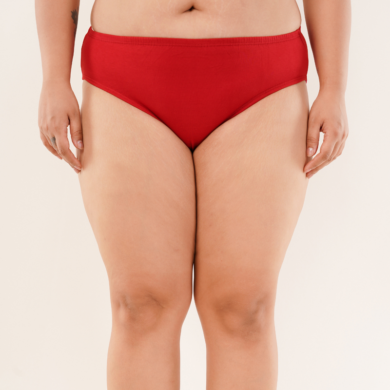 Soft Cotton Women Panties - Magnetic Maroon