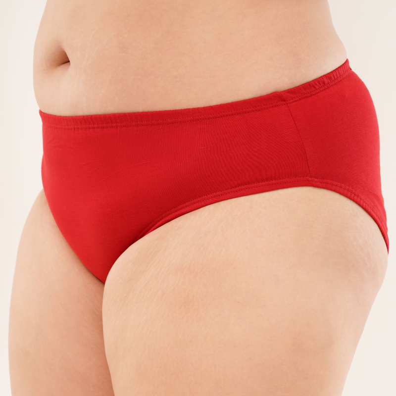 Soft Cotton Women Panties - Magnetic Maroon