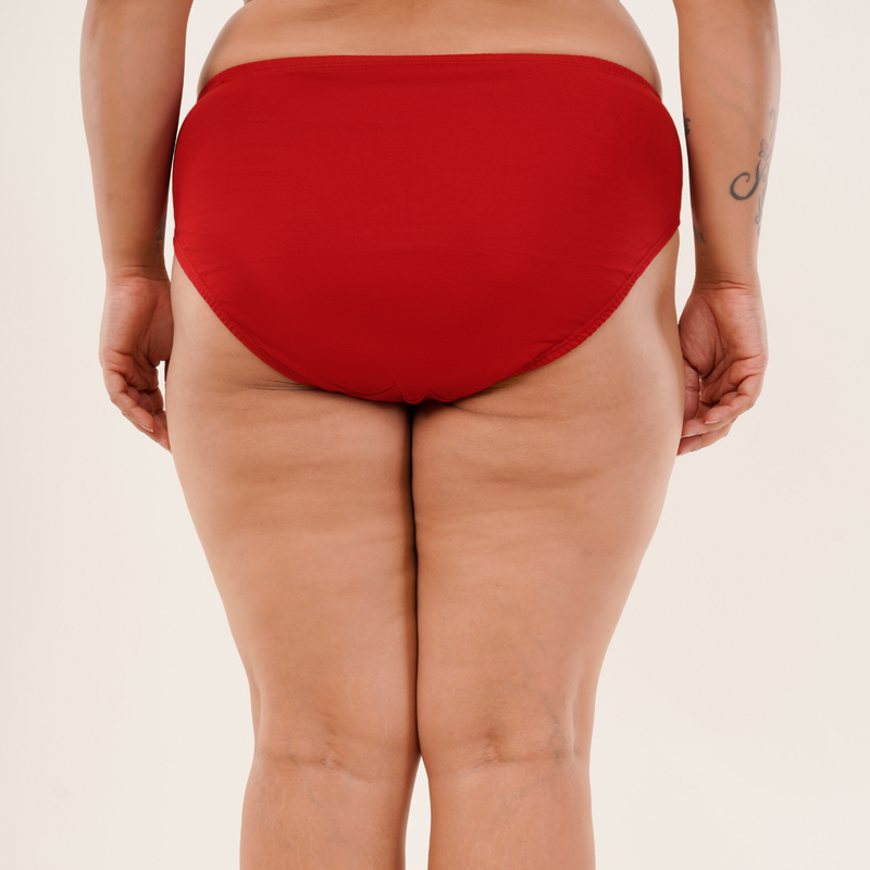 Soft Cotton Women Panties - Magnetic Maroon
