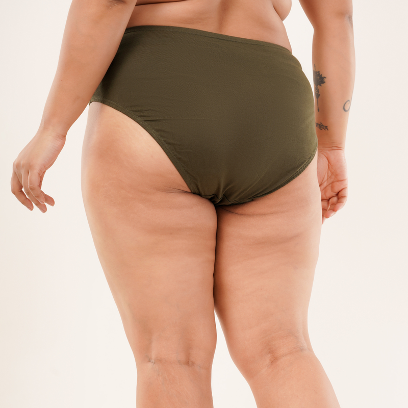 Soft Cotton Women Panties - Gutsy Green
