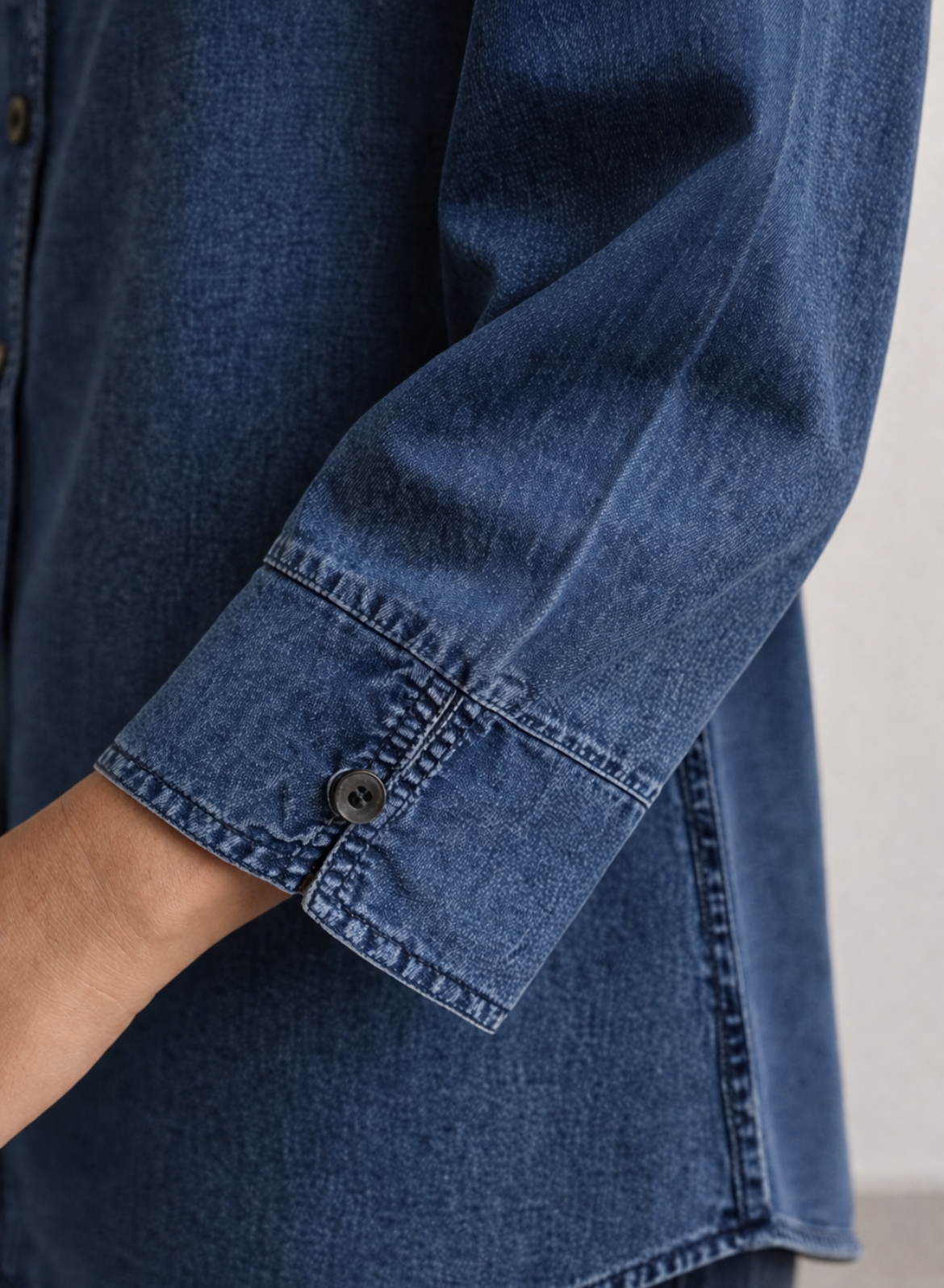 Dark Wash Denim Shirt